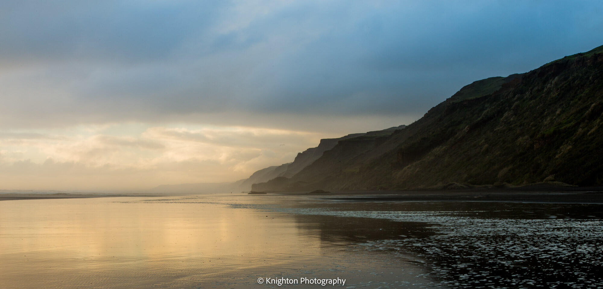 Sunset beach NZ West Coast