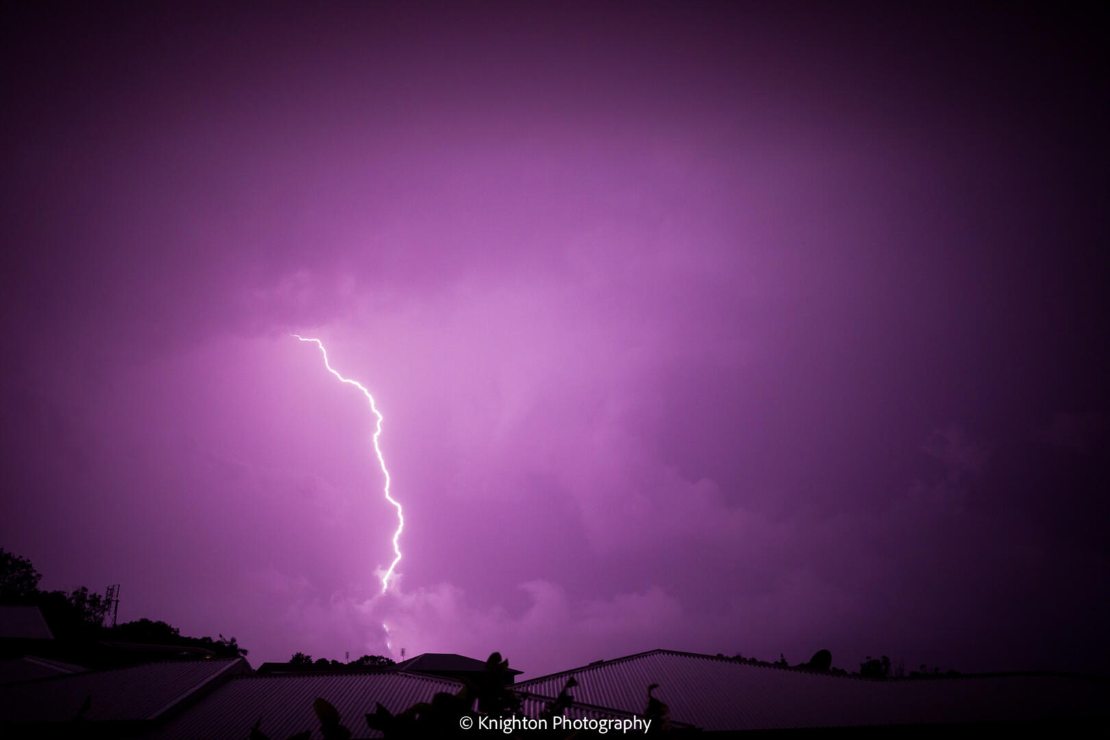Lightning in Queensland