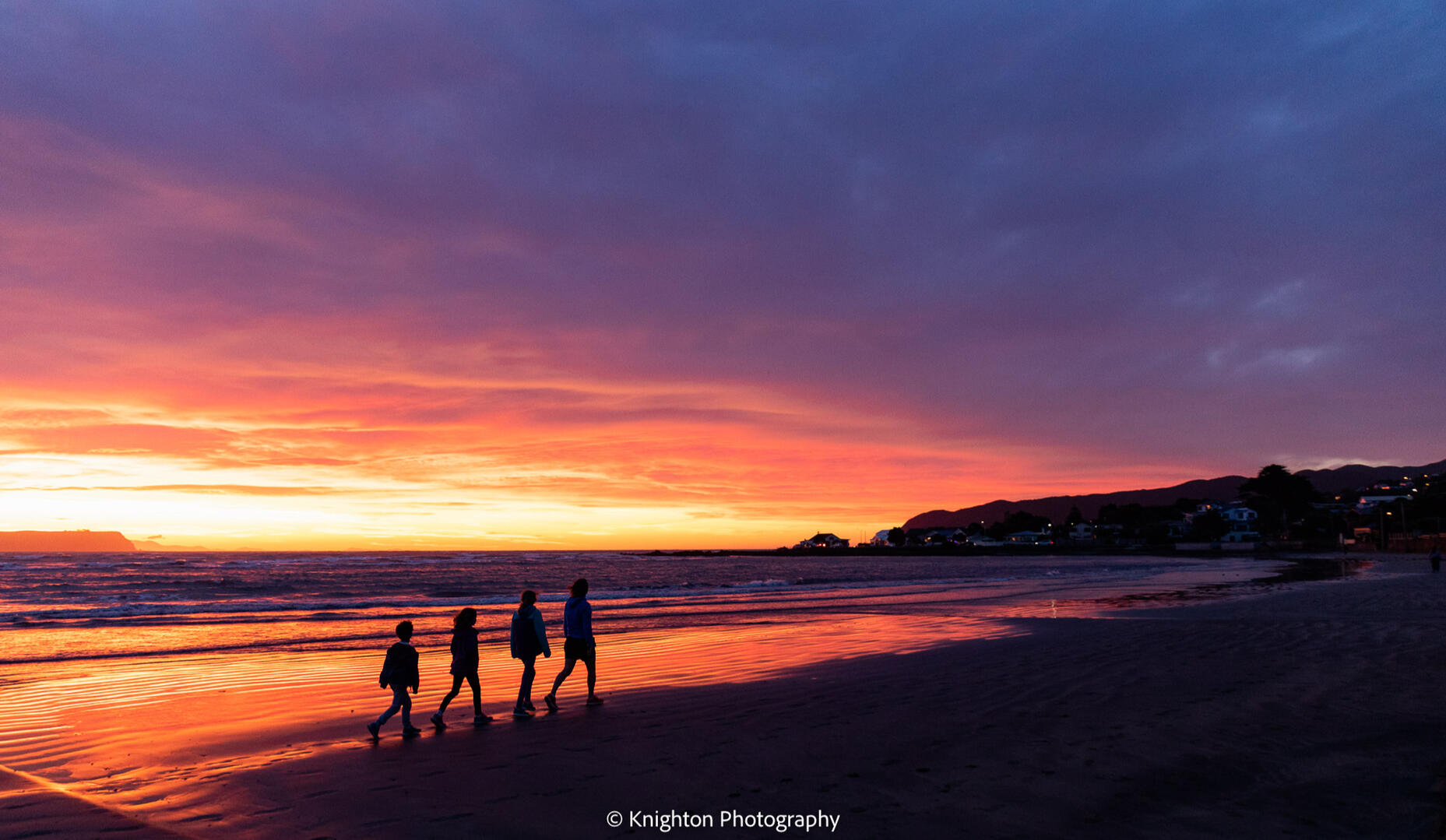 Sunset beach NZ Kapiti Coast